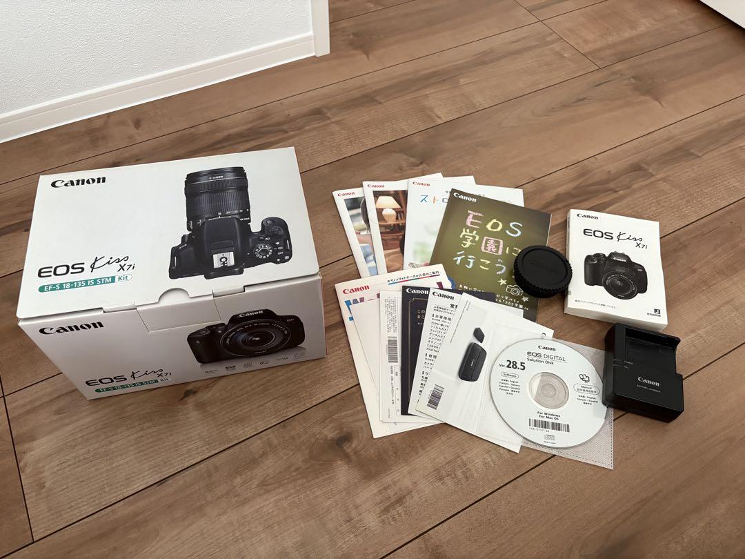 【中古品】Canon　kiss　X7i　高画質　標準　レンズ　ズーム
