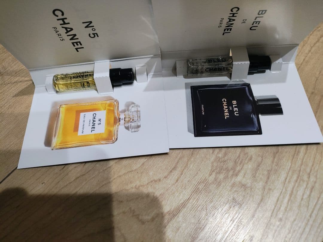 N°5 CHANEL & BLEU DE CHANEL サンプルセット - メルカリ