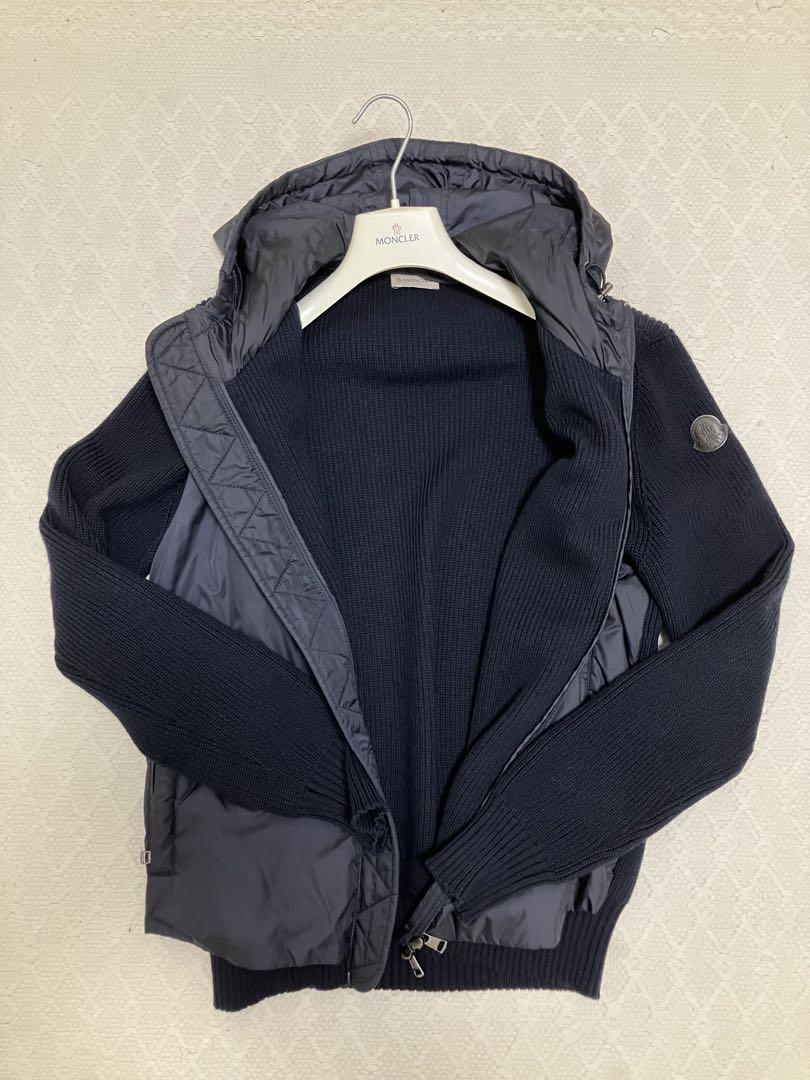 モンクレール MONCLER ナイロンジャケット #ネイビー #フード付