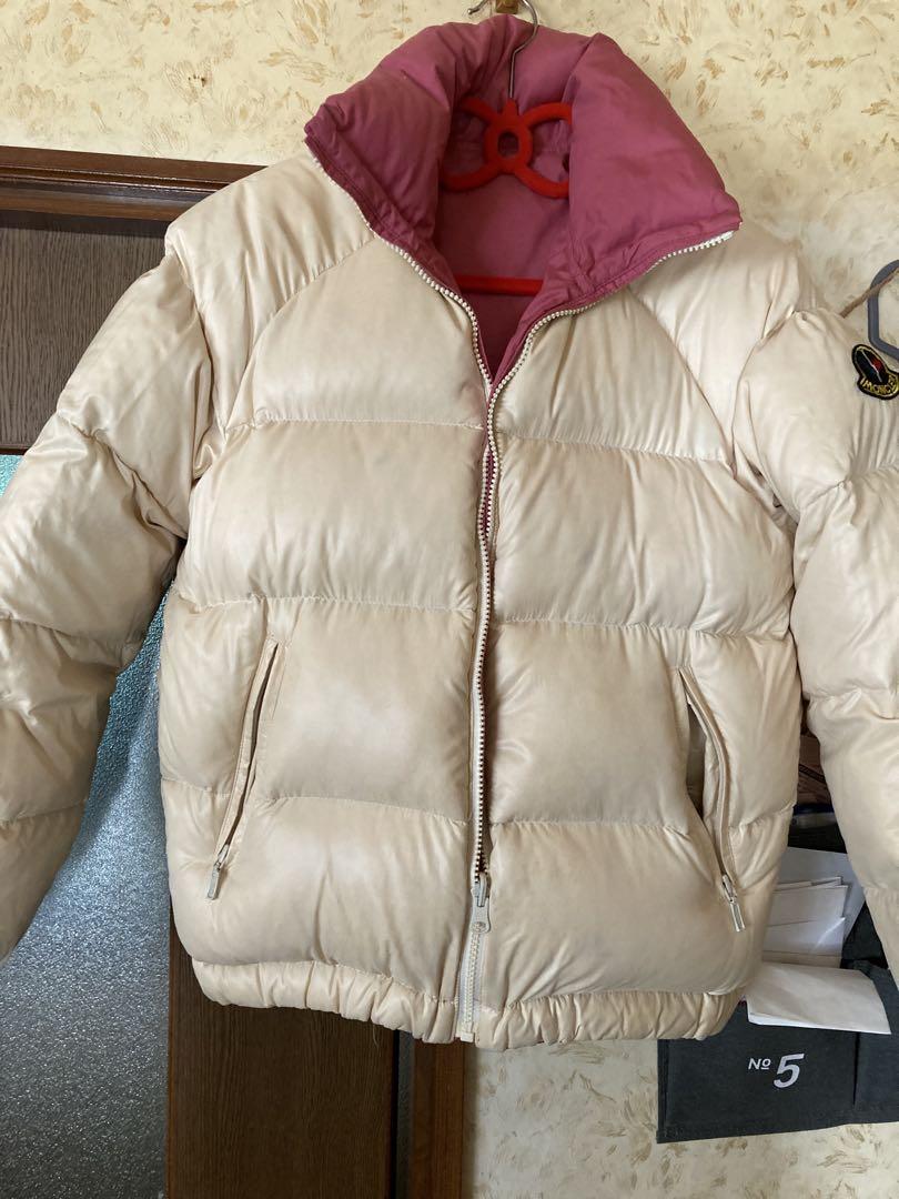 マイクラ 人気アイテム MONCLER✖️アシックス アイボリーリバーシブルダウンジャケット ジャケット・アウター