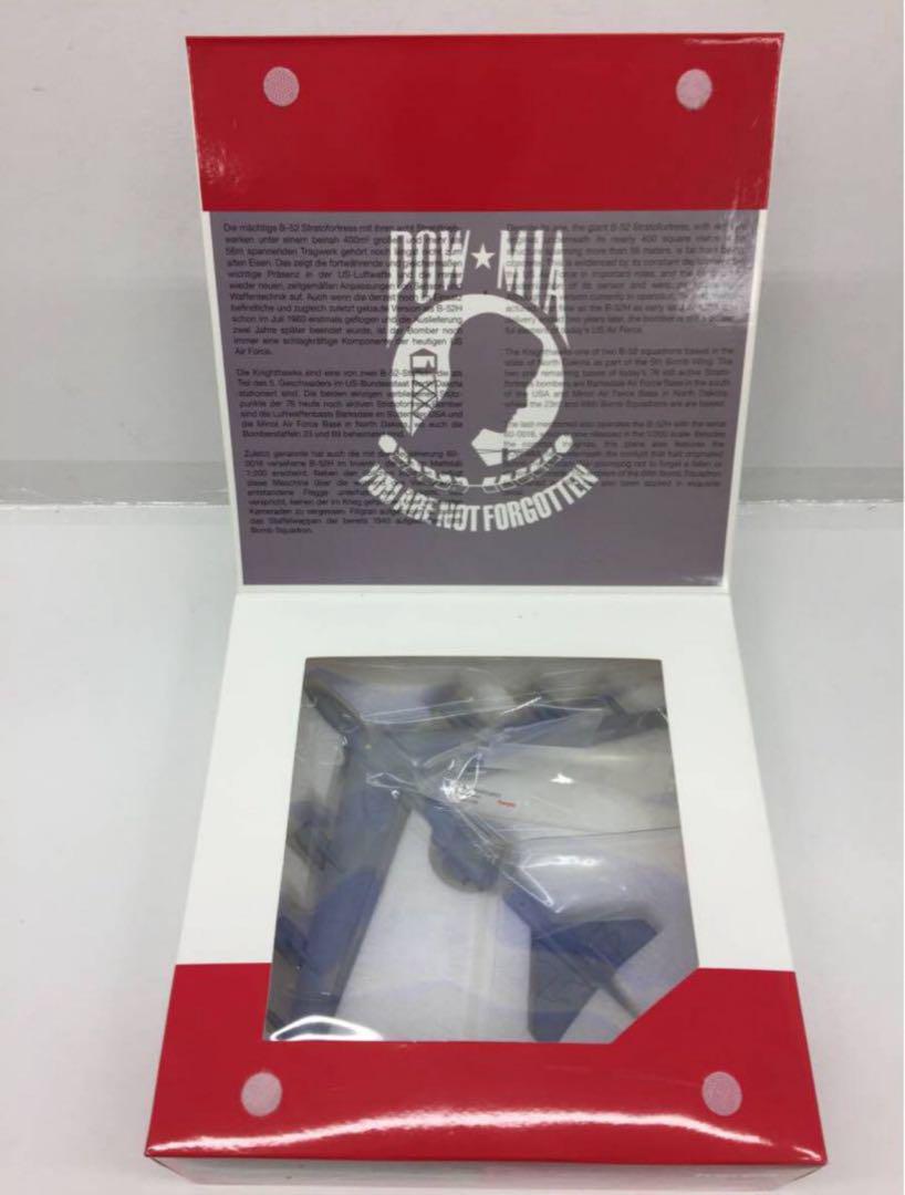 航空機・ヘリコプター herpa 1/200 B-52H 5BW 69th BS \"POW-MIA\" B-52H Stratofortress 1:200 Diecast Model - Herpa HE-555739