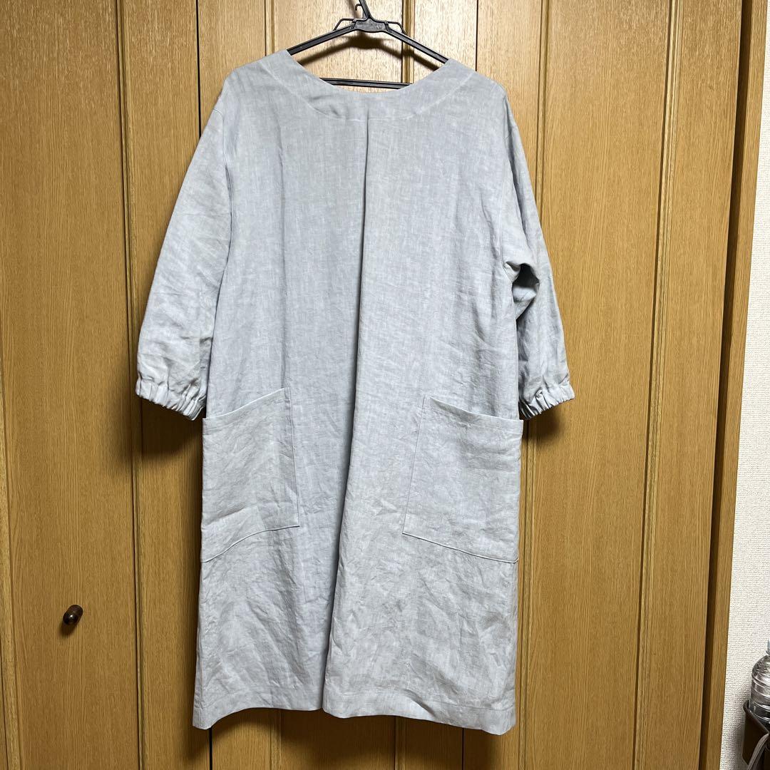 しろたん　【美品】割烹着　ハンドメイド