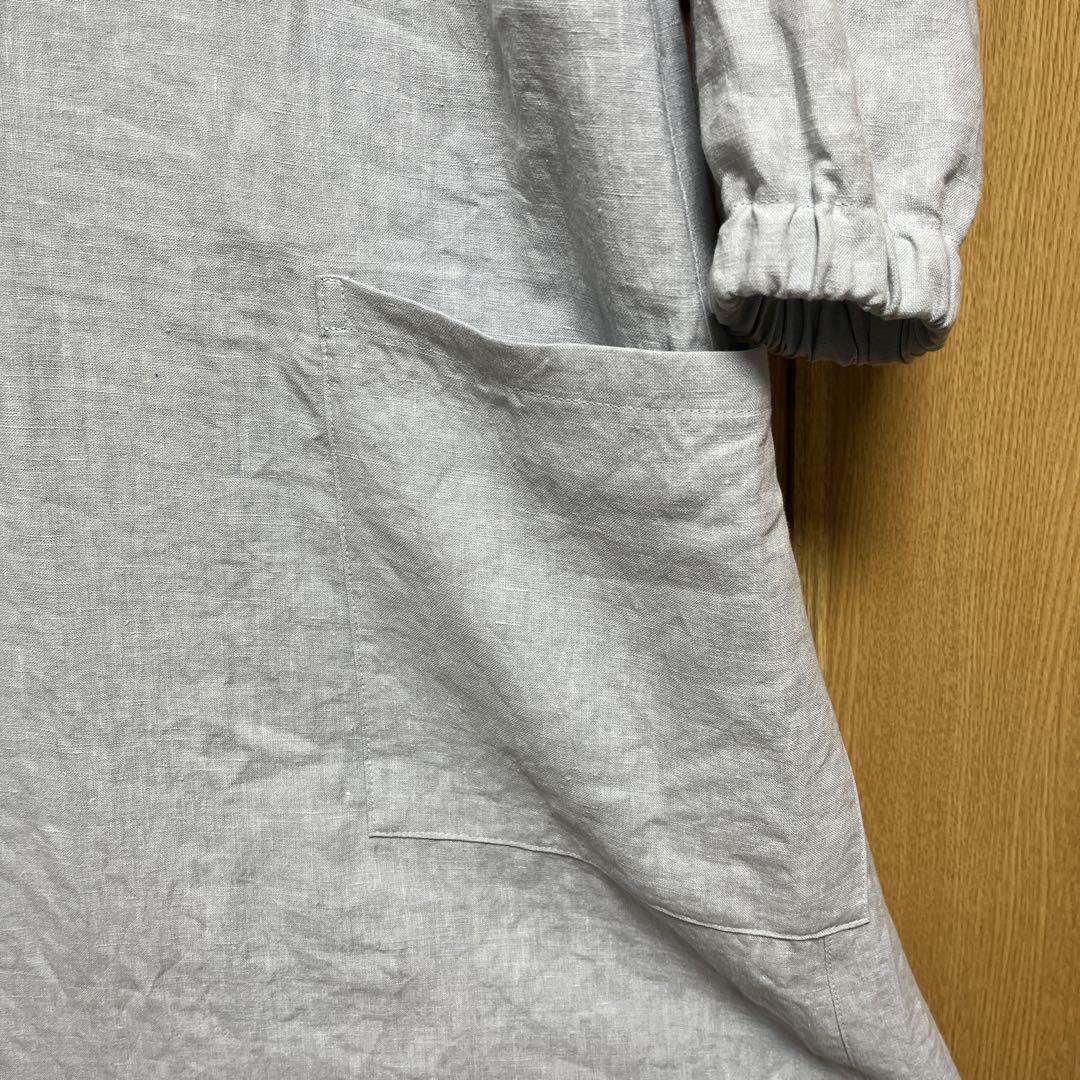 しろたん　【美品】割烹着　ハンドメイド
