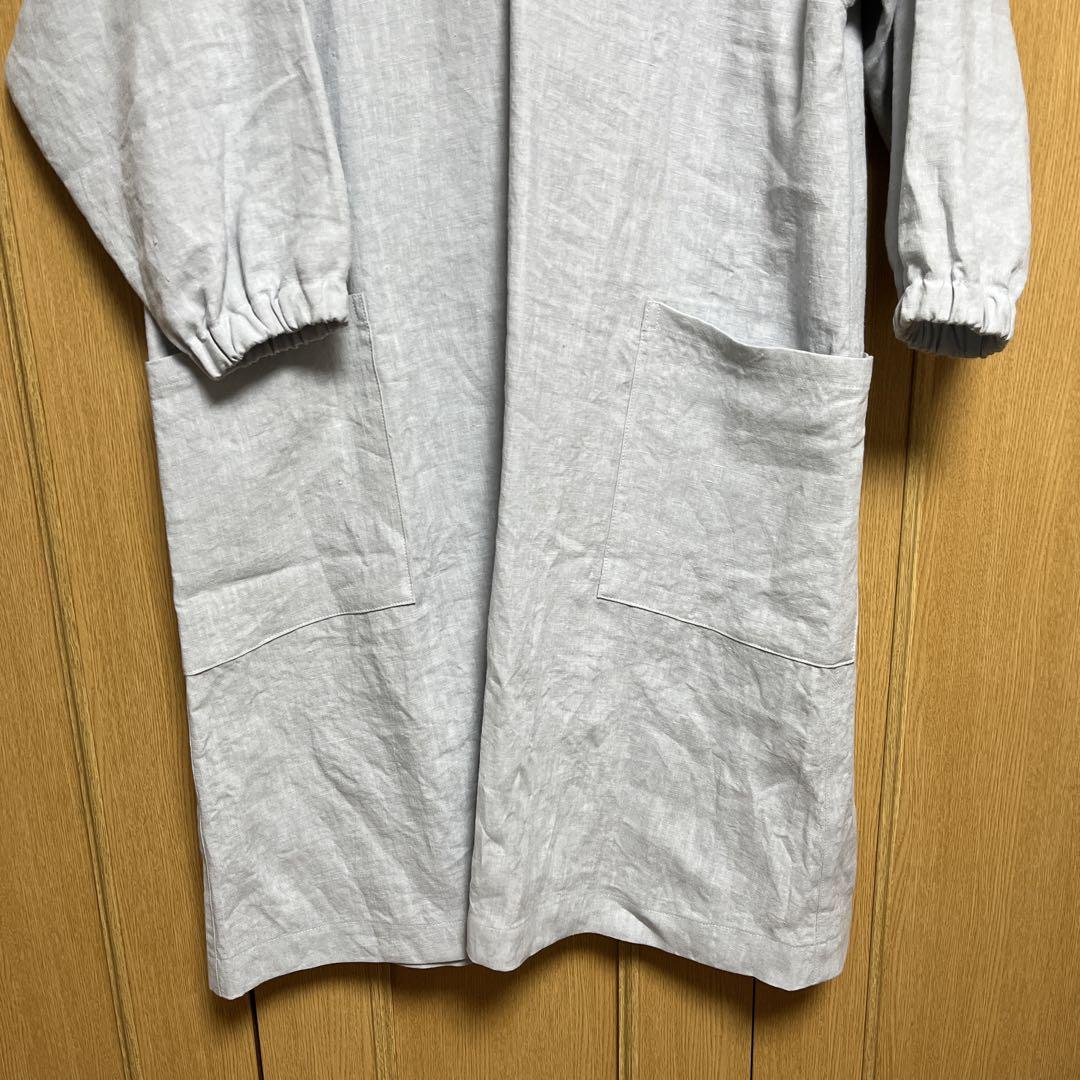 しろたん　【美品】割烹着　ハンドメイド