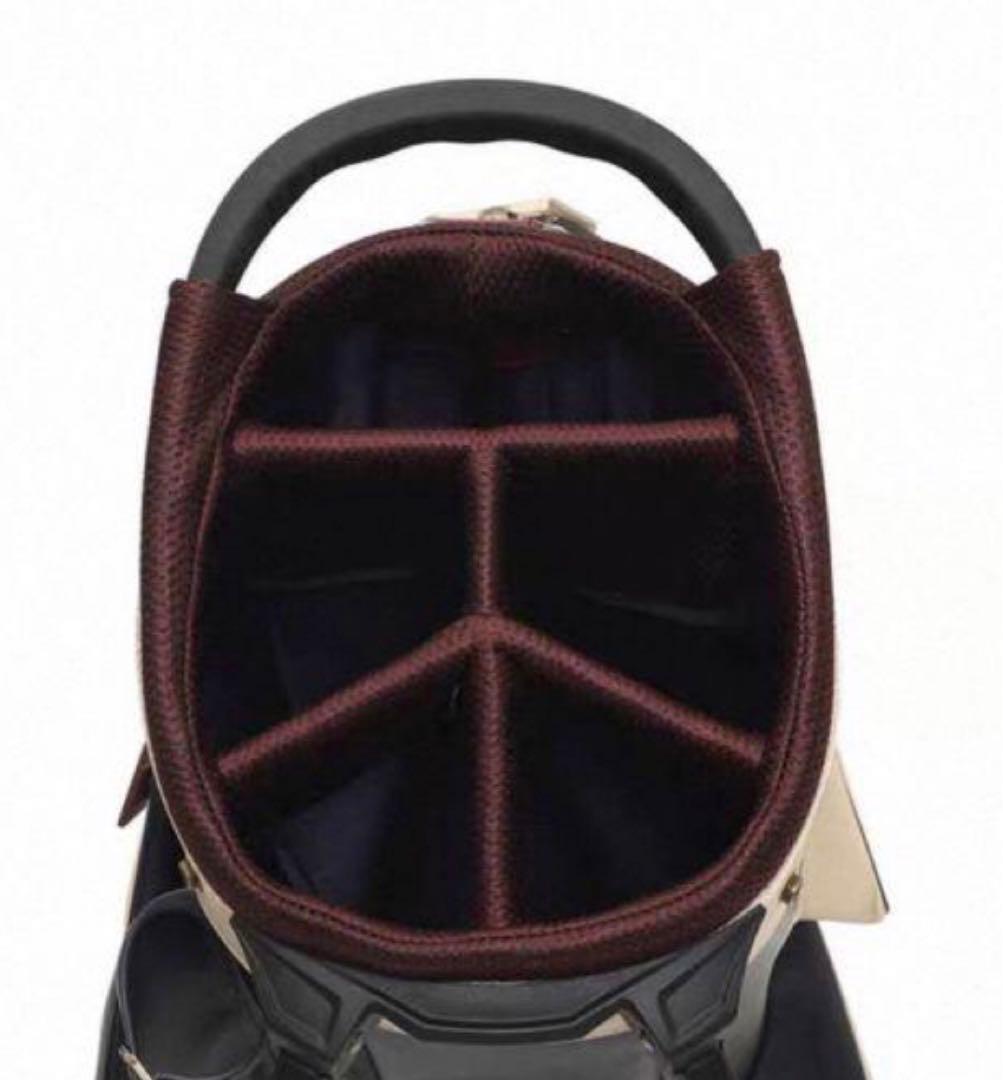 Malbon マルボンゴルフ キャディバッグ ロゴ入りスタンド付きゴルフバッグ