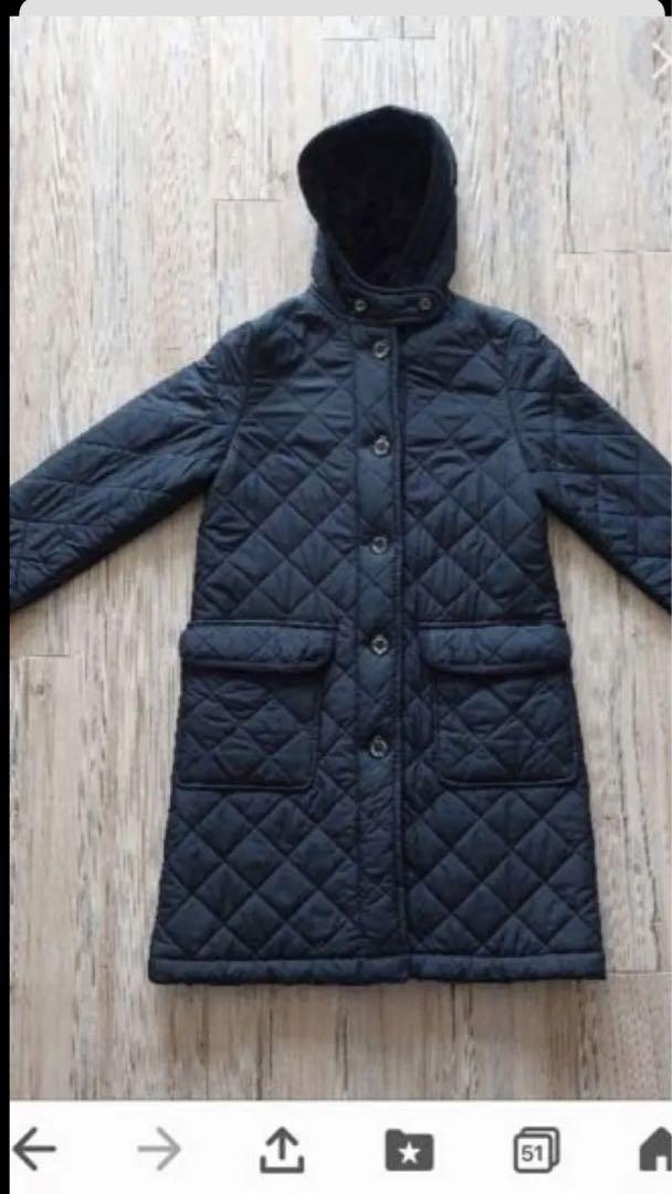 traditional weatherwear ロングコート　ブラック
