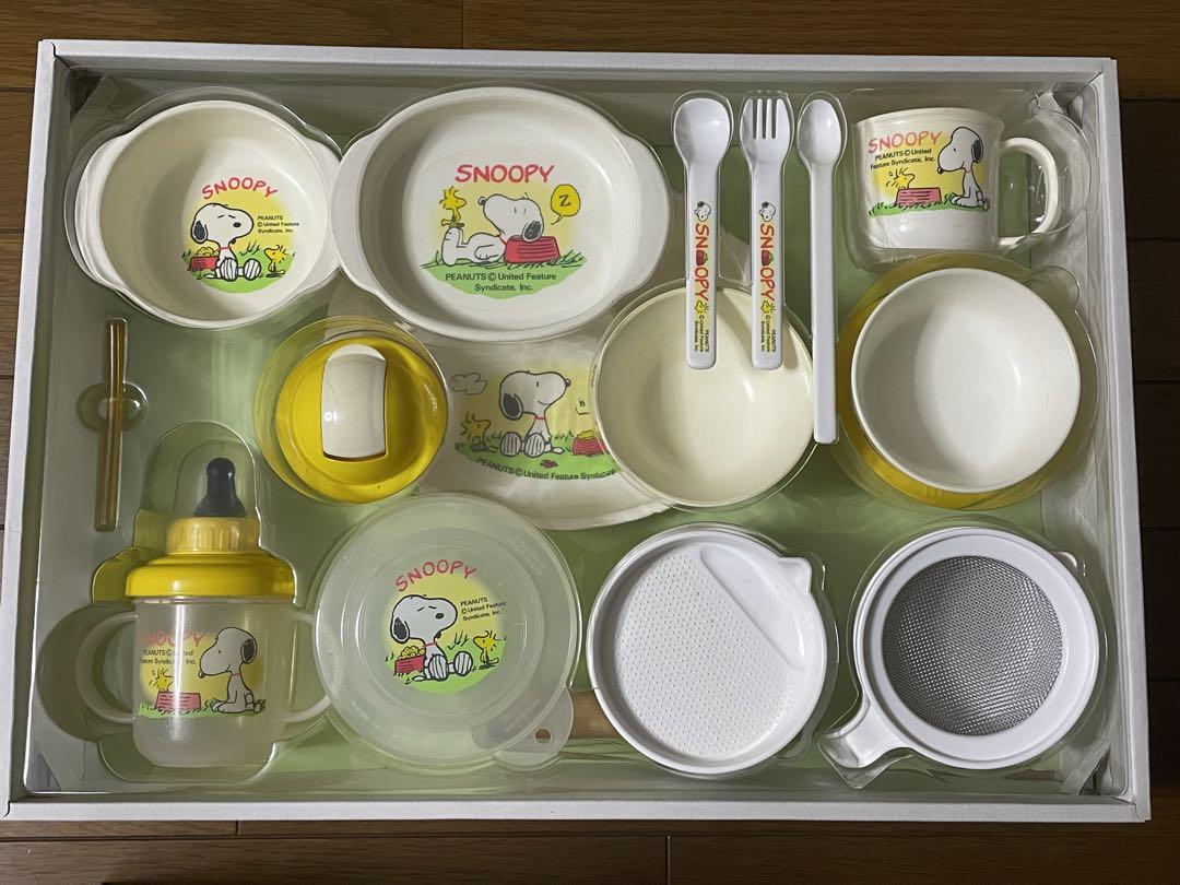 電子レンジ対応 SNOOPY ベビー食器セット SJ-7