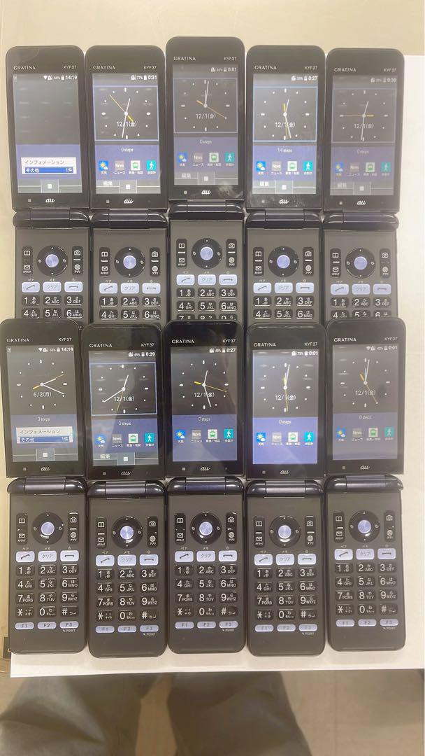 ガラケー 10台セット　KYF37 ガラケー 10台セットKYF37