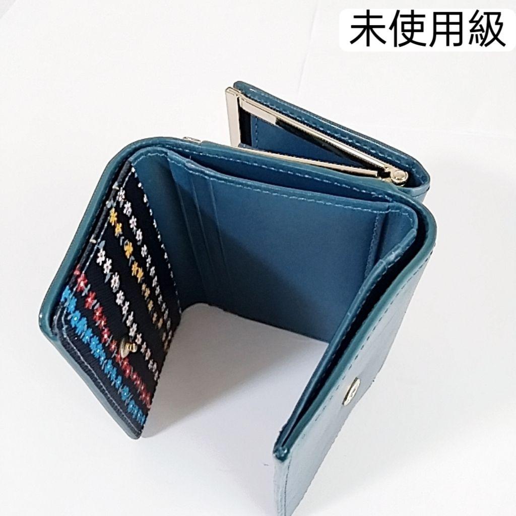 未使用級】Paul Smith ポール・スミス 三つ折り財布 ブルー