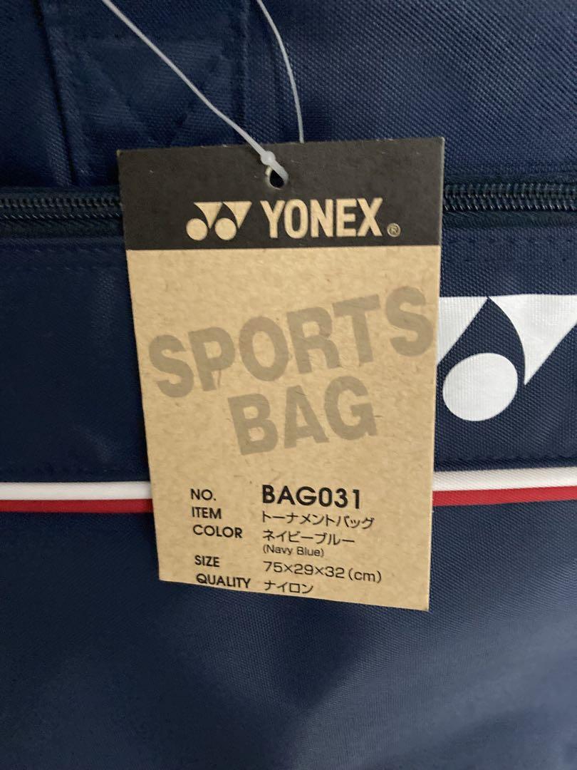 【新品未使用】 YONEX バドミントン ラケットバッグ トーナメントバッグ