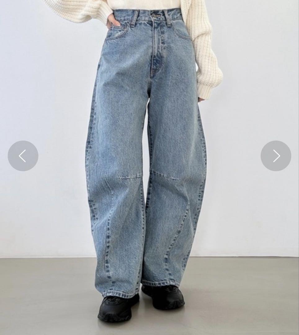 Heather Denim Curve Pants Mサイズパンツ