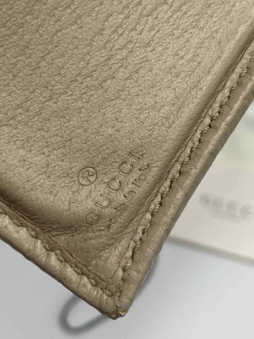 美品‼️グッチ 二つ折り財布 オフディア GGマーモントシェリーライン