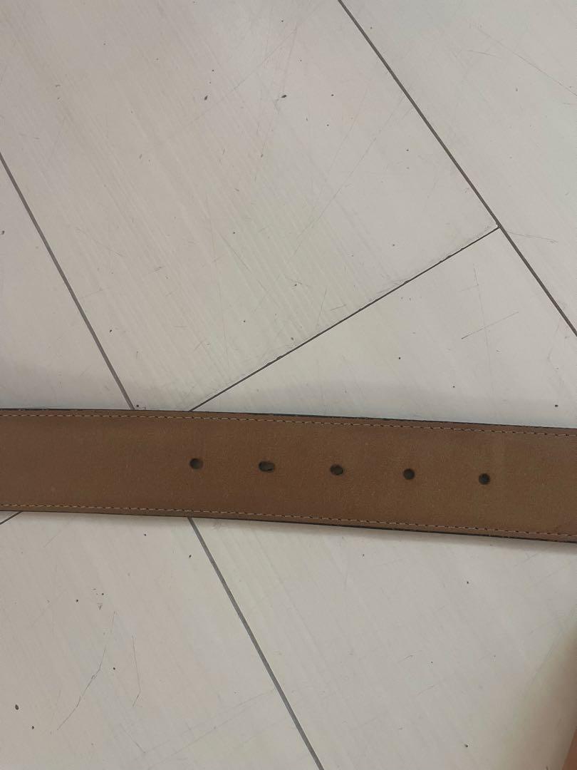 GUCCI ダブルGバックル レザーベルト
