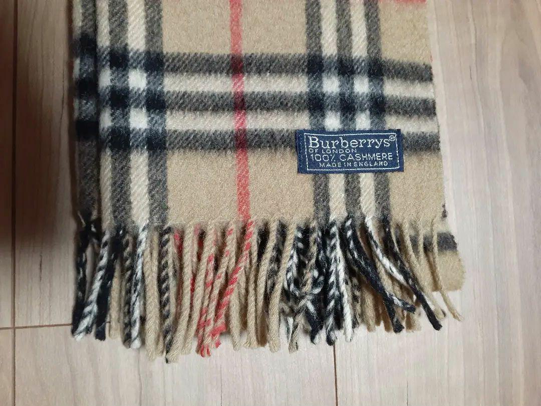 BURBERRY バーバリー　カシミヤ100％ノバチェックマフラー