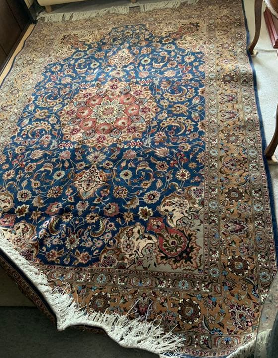 ☆ペルシャ絨毯☆シルク100%☆ | maldiveshighcom.lk