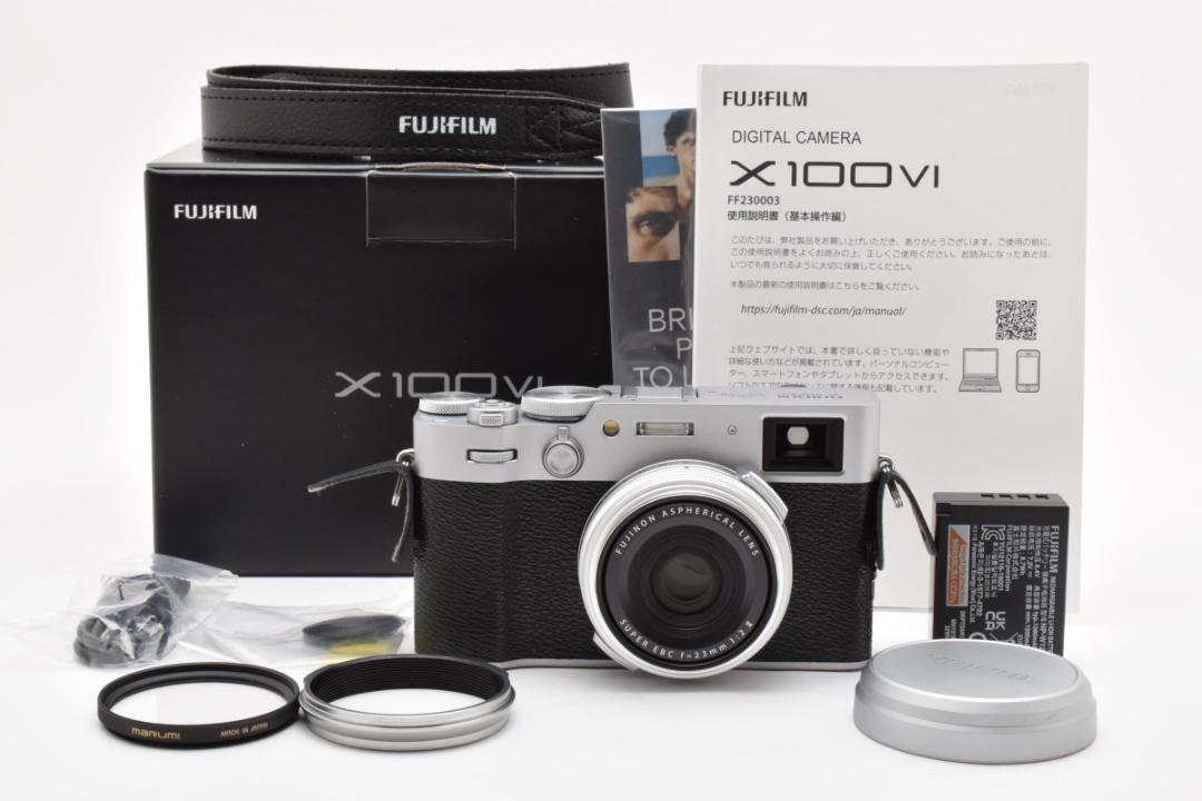 fujifilm x100vi 多言語モデル+おまけ多数 富士フイルム FUJIFILM X100VI シルバー 多言語対応モデル