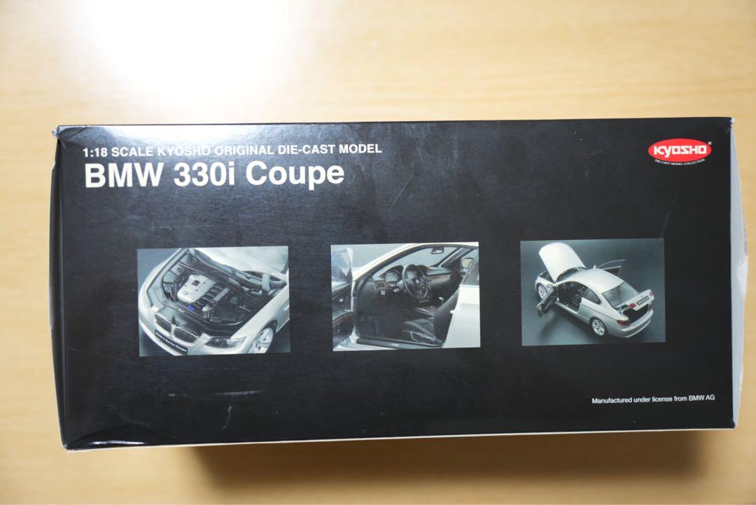 京商　1/18  BMW 330i Coupe E92 シルバー