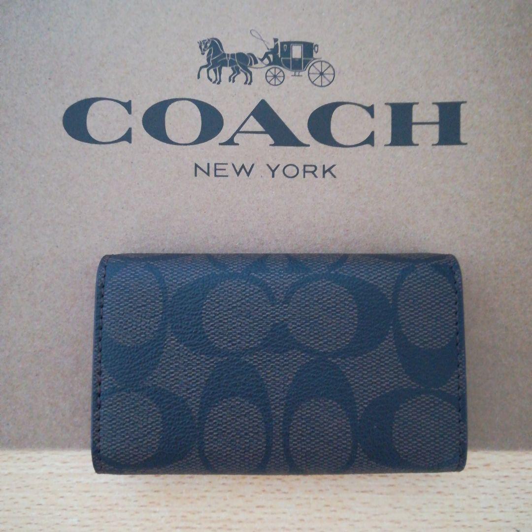 SALE/66%OFF】【SALE/66%OFF】新品COACH 5連キーケース シグネチャー