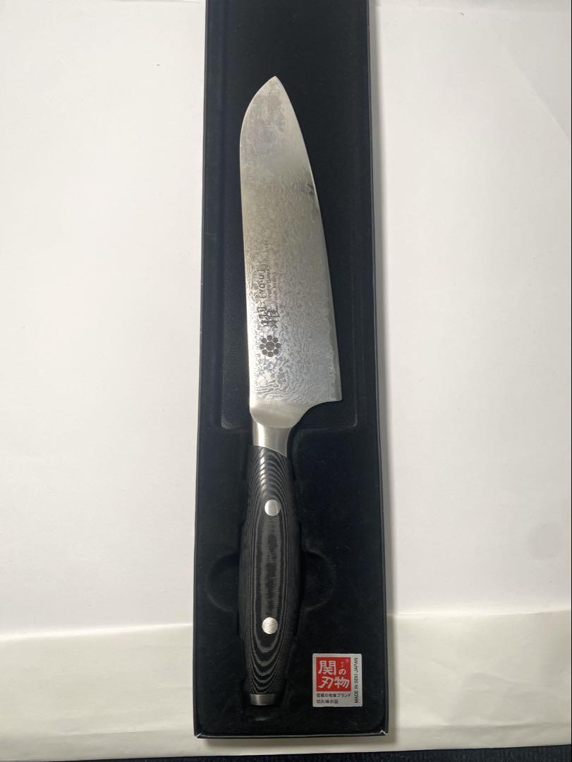 【極美品】曜 69層鋼　曜 [YO-U] 三徳包丁 ダマスカス