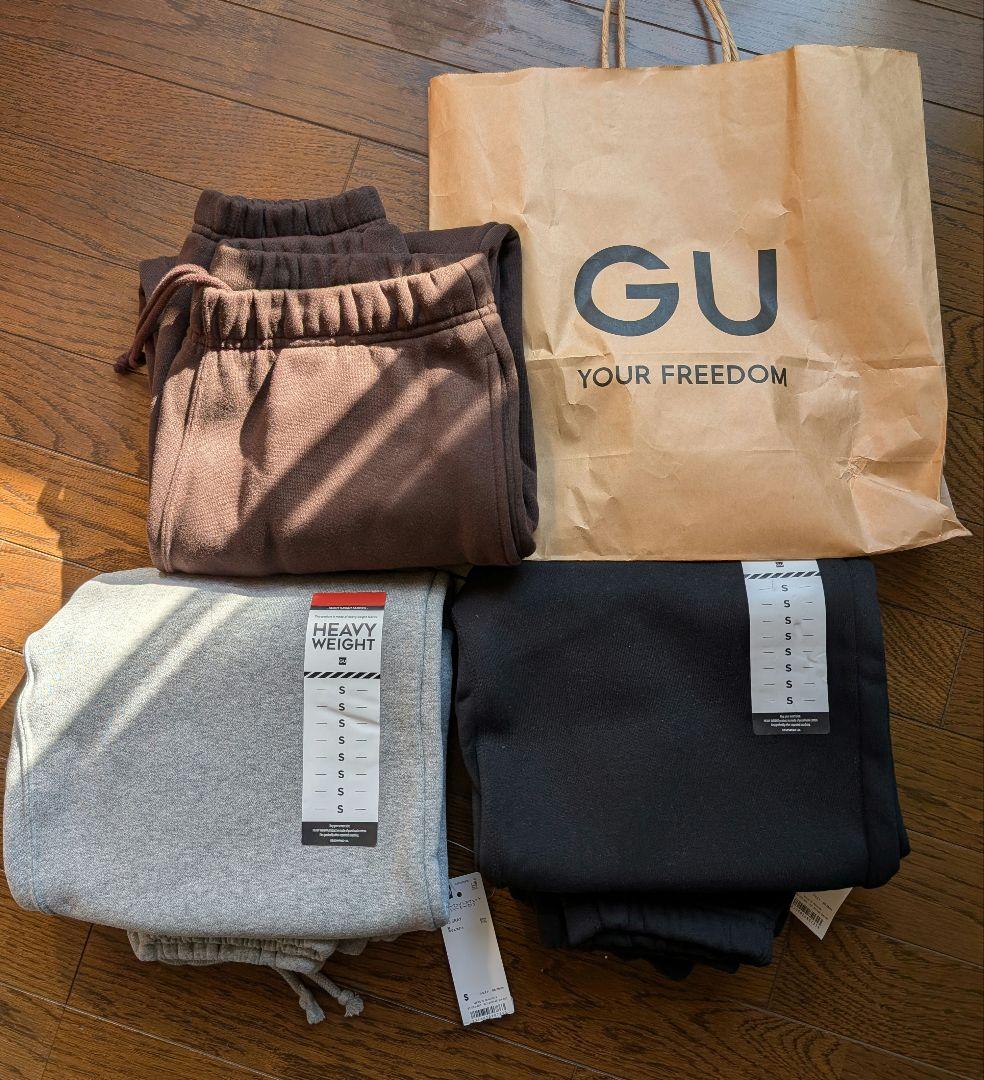 GU ヘビーウエイトスウェットパンツ S