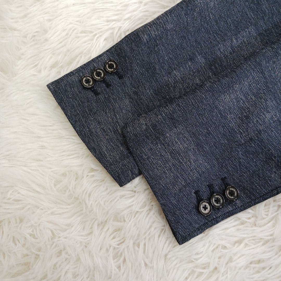 ✨極美品✨ブラックレーベル　シャドーCBチェックカラミジャケット　ネイビー　M