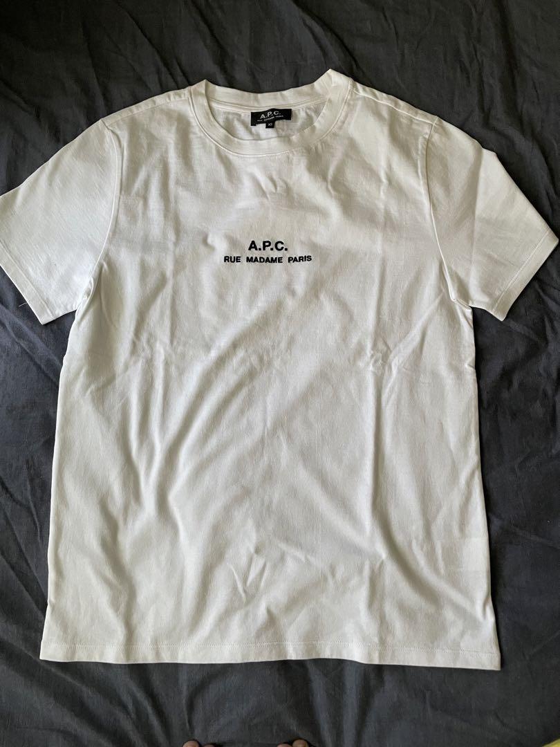 【本物新品保証】 Tシャツ A.P.C 未使用 美品 XS シンプル ホワイト 白 サイズ トップス