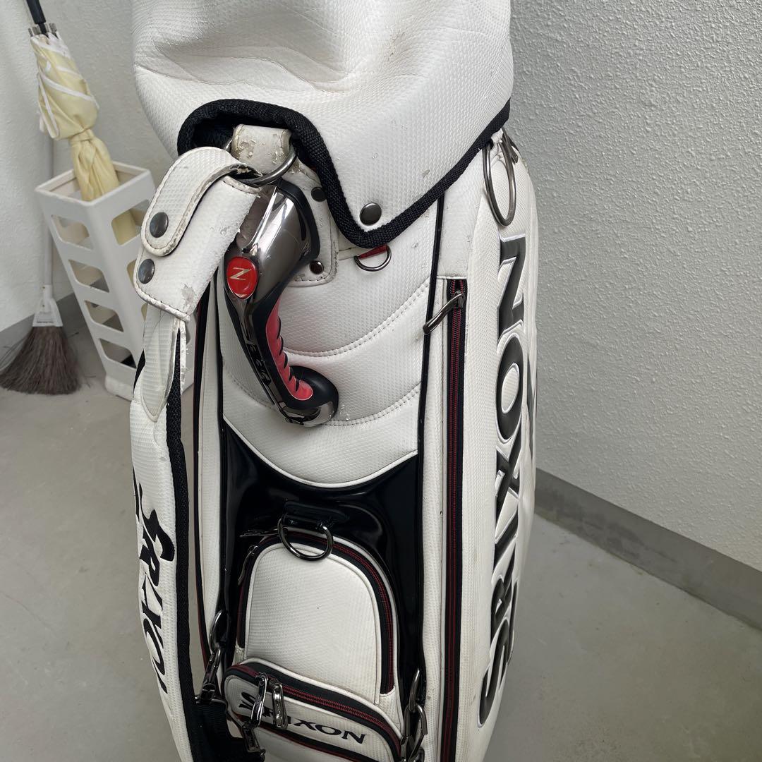 Srixon ゴルフキャディバッグ 白