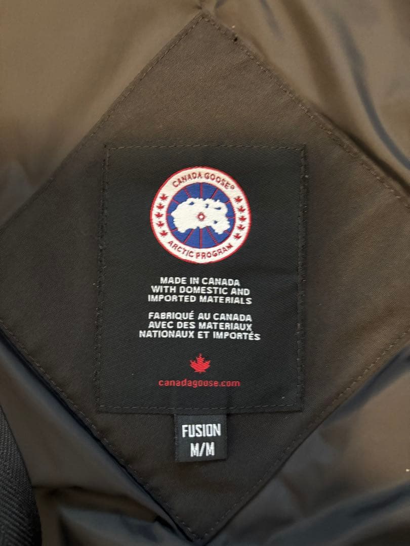 カナダグース フュージョンフィット M レディース 黒 2580LA