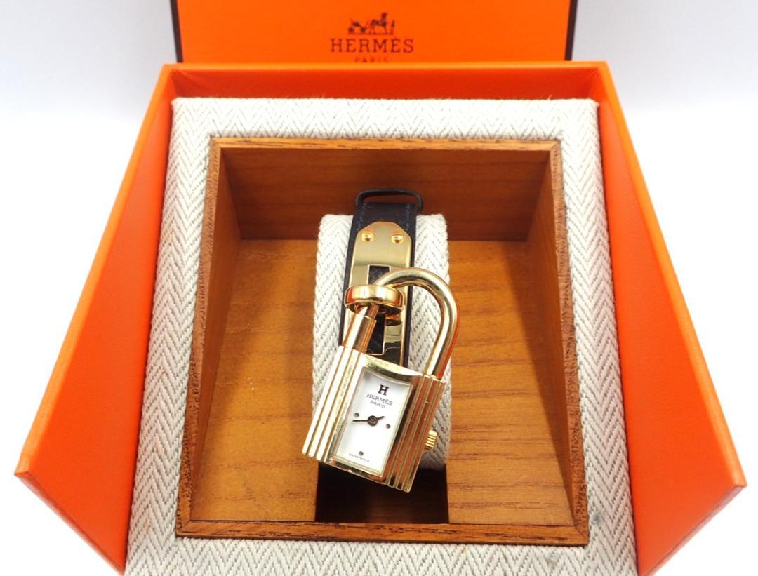 【】HERMES エルメス　レディース腕時計“ケリーウォッチ”　 白文字盤