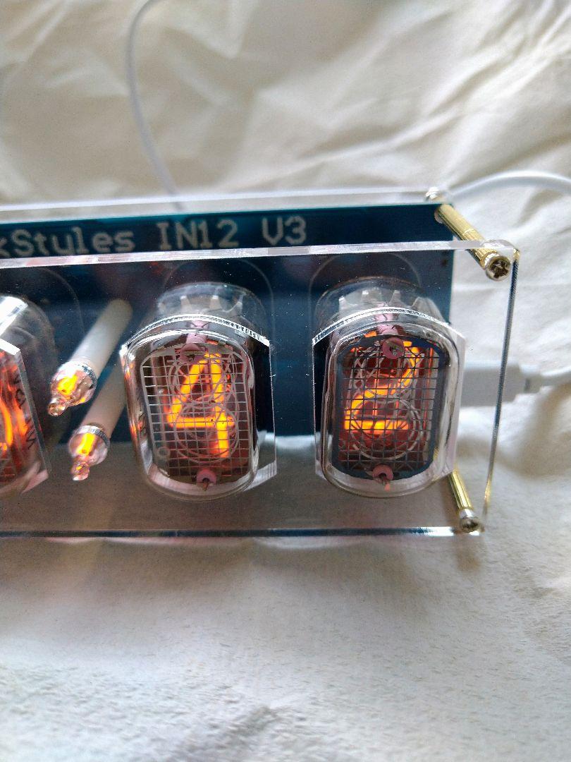 す*ち様 ニキシー管時計 IN-12 4球 完成品 ケース入り - メルカリ