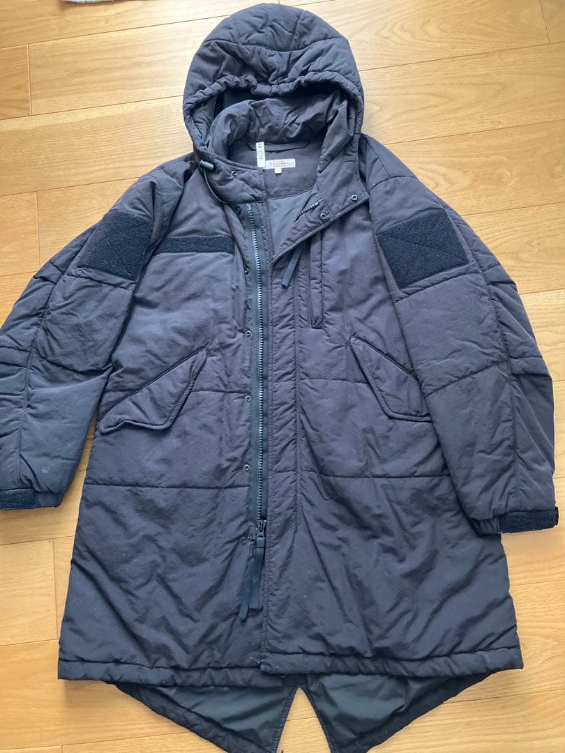 ハリウッドランチマーケット モッズコート ブラック クリーニング済