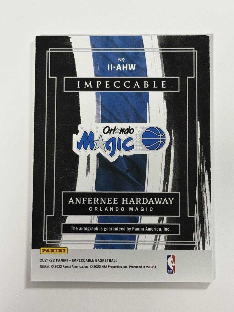 Hardaway 直筆サインカード