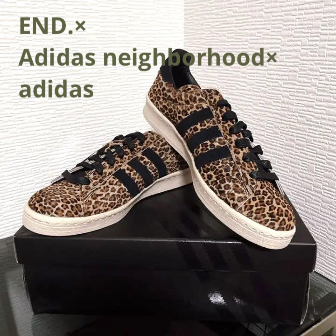 end.×adidas×neighborhood campus レオパード