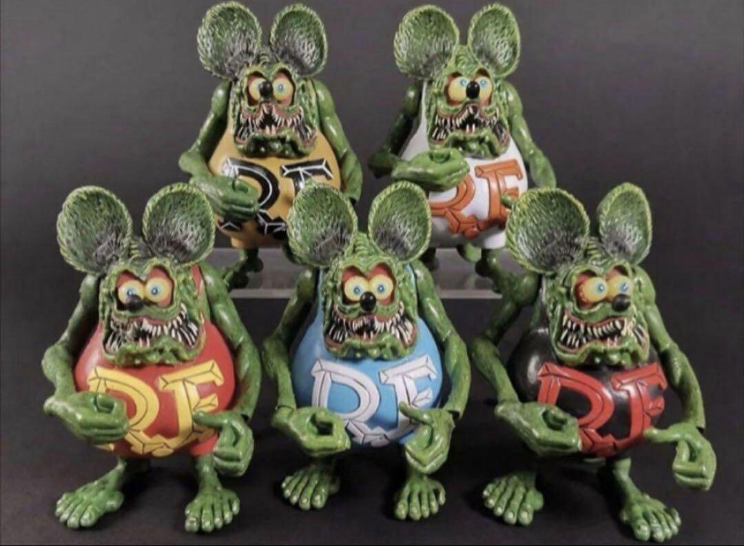ラットフィンク 5体セット　フィギュア　ガレージ　ratfink バイク