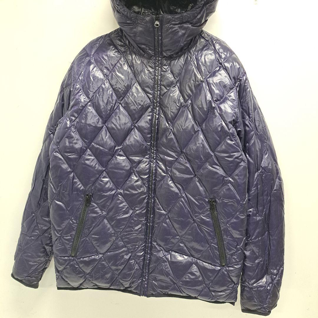 PS Paul Smith リバーシブル ダウンジャケット L 黒×紫