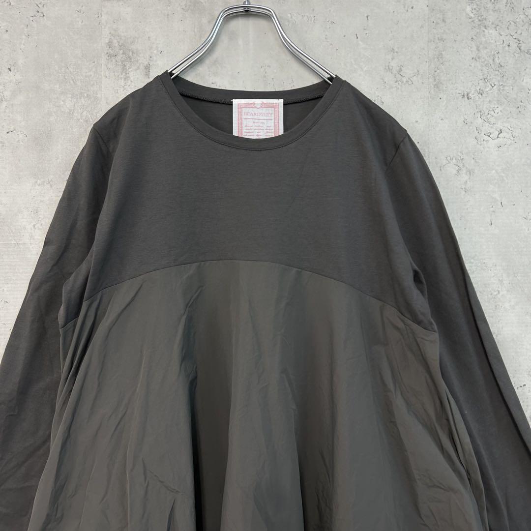 美品 BEARDSLEY マルワンピ ワンピース サイズ2 ビアズリー グレー