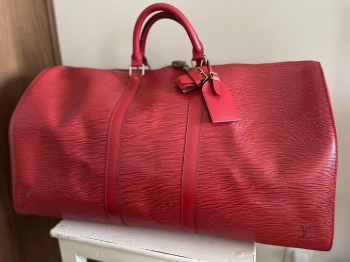 ルイ ヴィトン エピ レッド ボストンバッグ 美品