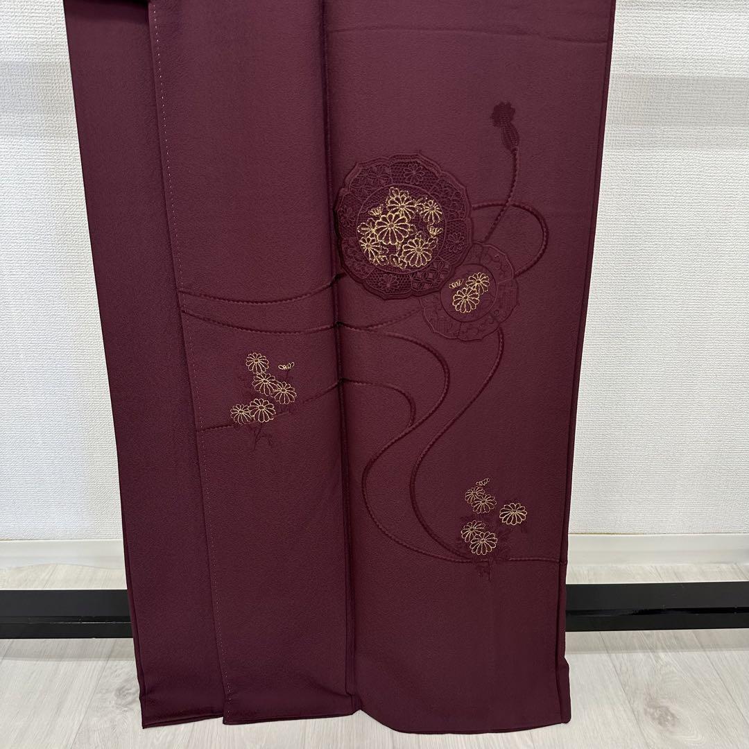 贈り物 付下げ 広衿RK 一つ紋 正絹 着物 裄66.5 金駒刺繍 上品な刺繍 着物・浴衣