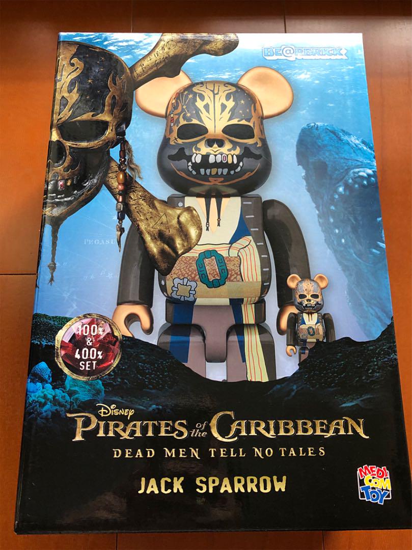 大特価特価 新品 100% & 400% 8cuoB-m66812403205 BE@RBRICK Jack Sparrow 大特価人気