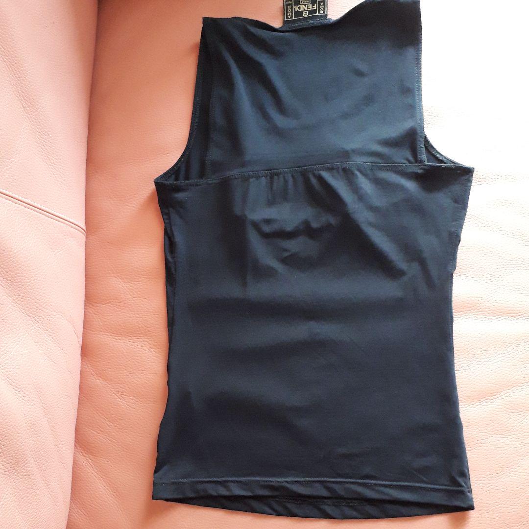フェンディジーンズタンクトップカットソーTシャツブラック水着