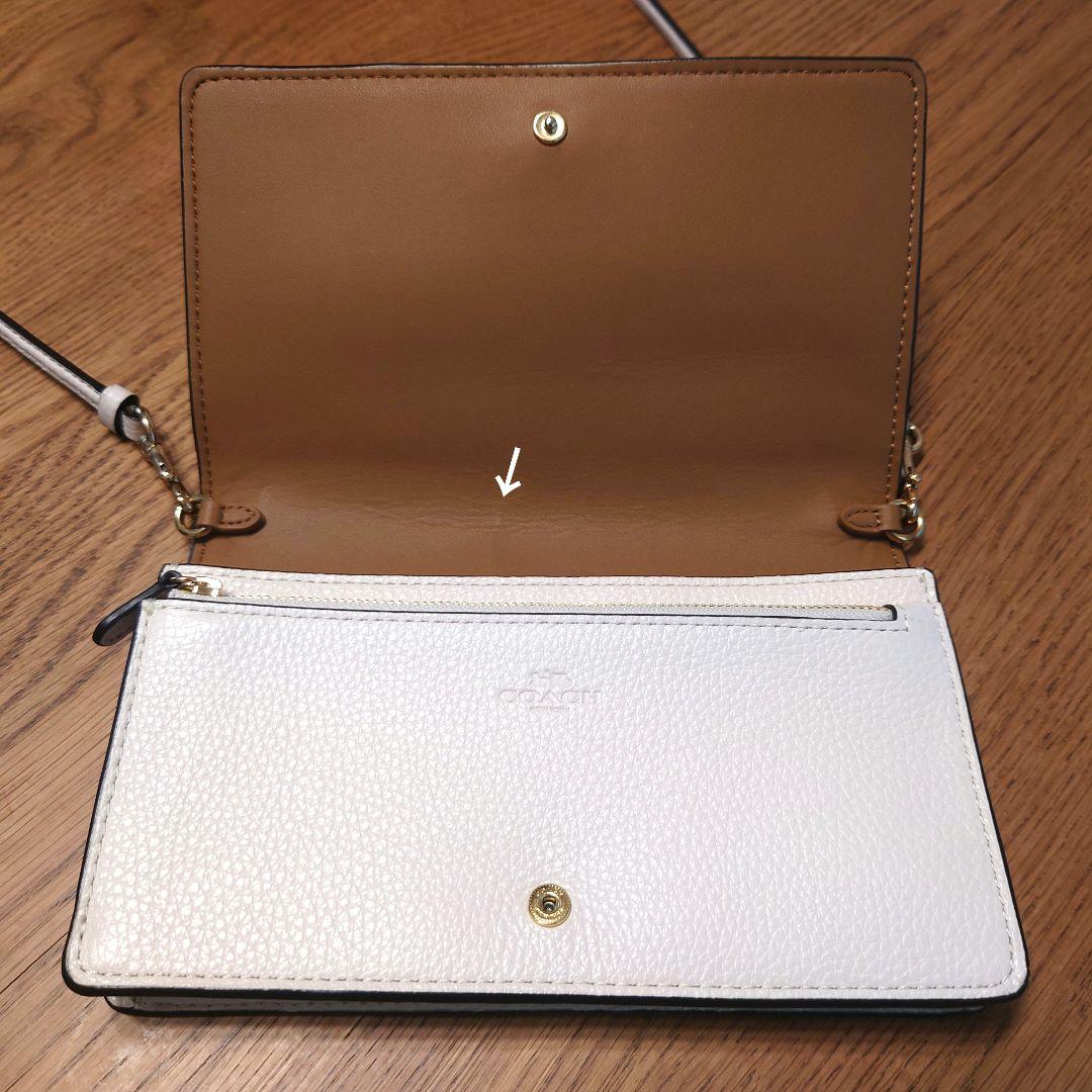 COACH レザーミニショルダーバッグ　ウォレットショルダー