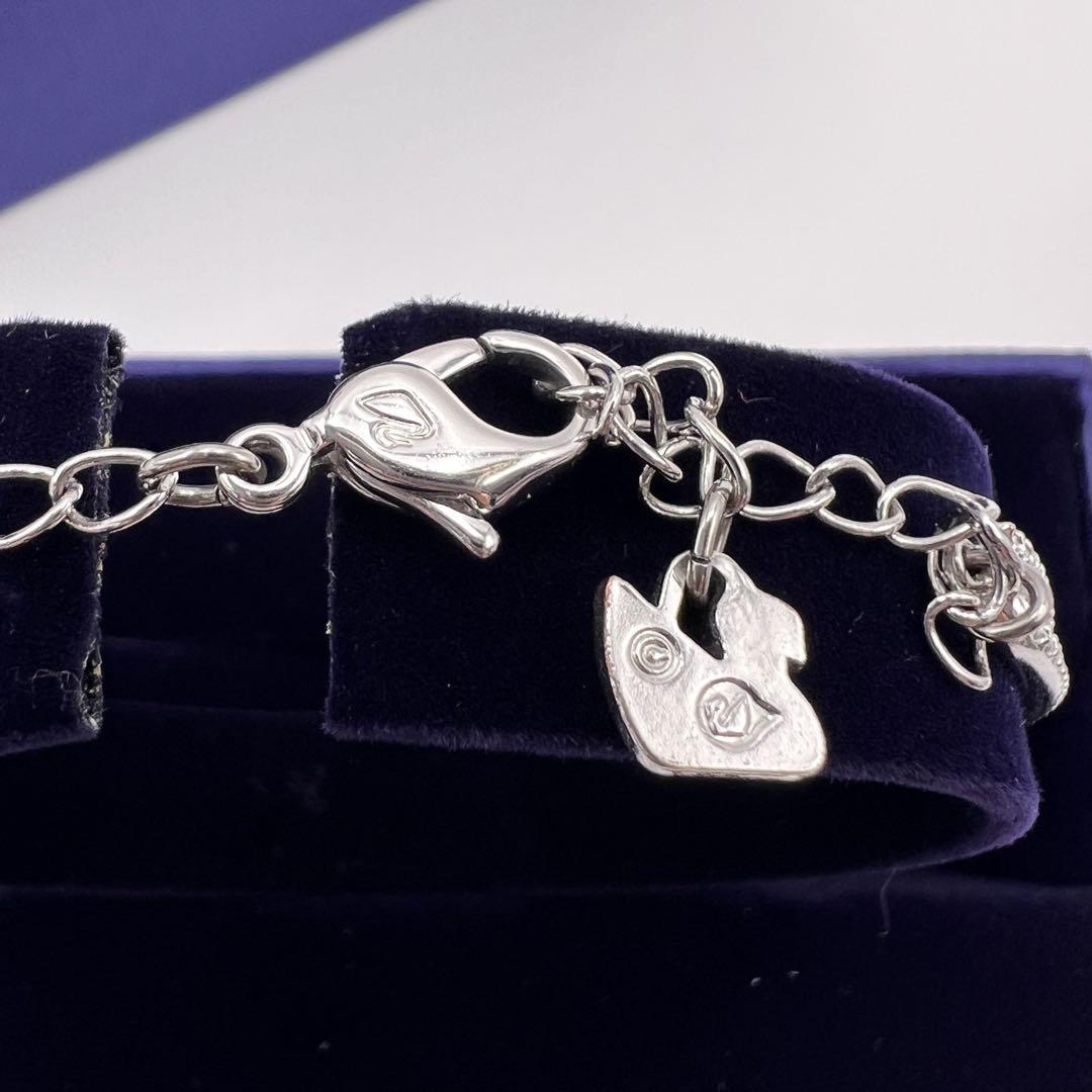 Swarovski スワロフスキー　クリスタル　ブレスレット　バングル　シルバー