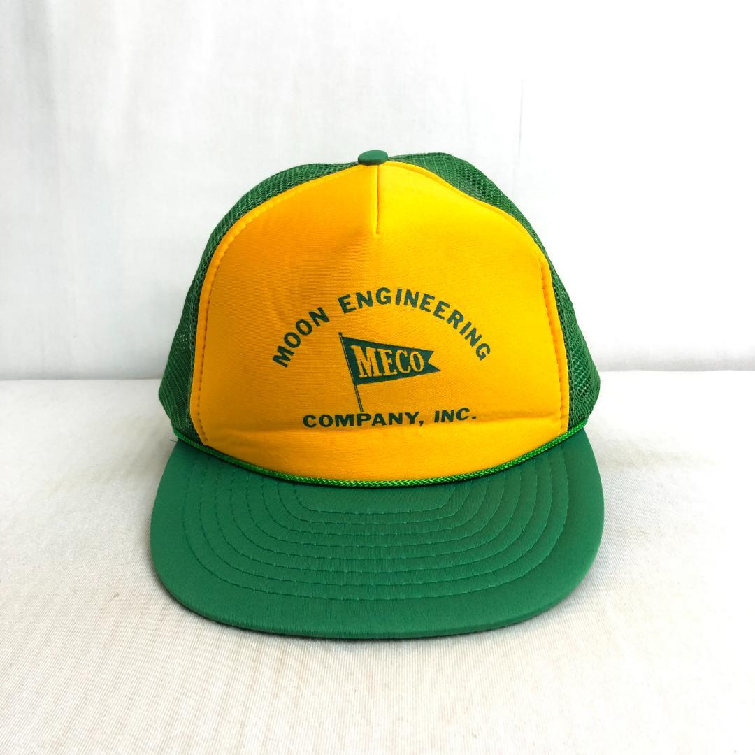 【US買付品】キャップ　メッシュキャップ　トラッカーキャップ　MECO　緑　黄