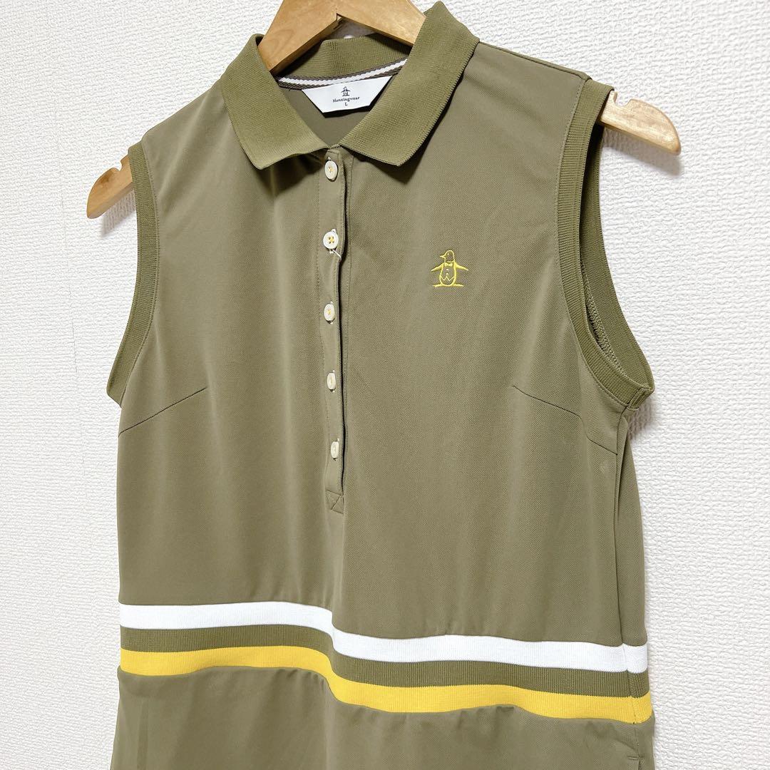 【Munsingwear】ワンピース ゴルフウェア 新品 スポーツ Aライン