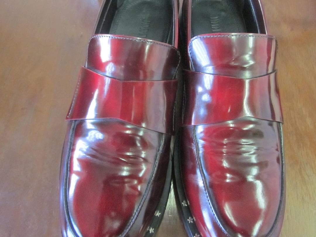 ジミーチュウ JIMMY CHOO コインローファー スタッズ ジミーチュウ JIMMY CHOO コインローファー スタッズ