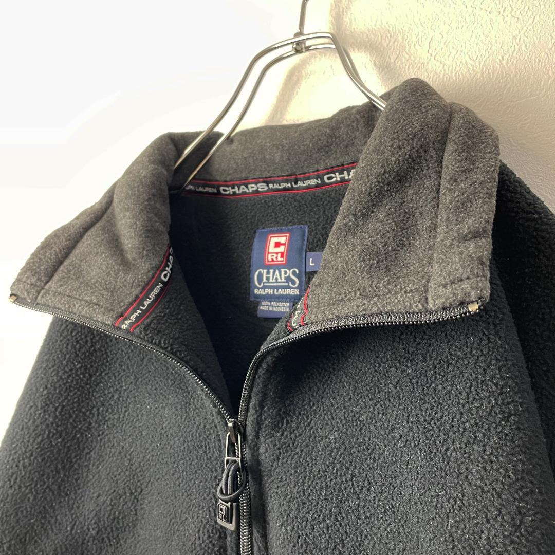 品質満点 【レア】チャップスラルフローレン・90s・ビッグロゴ刺繍・ハーフジップ・フリース - その他