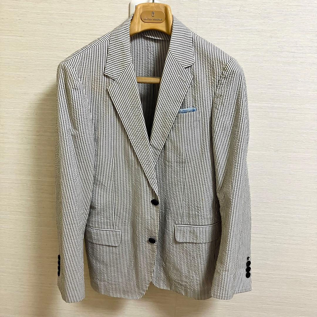 トゥモローランド　【TOMORROWLAND】シアサッカージャケット　46