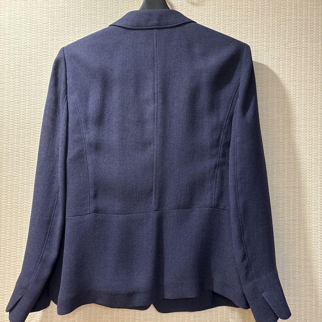 ※お値下げ【タグ付き新品 日本製】涼感テーラードジャケット ネイビー サイズ9