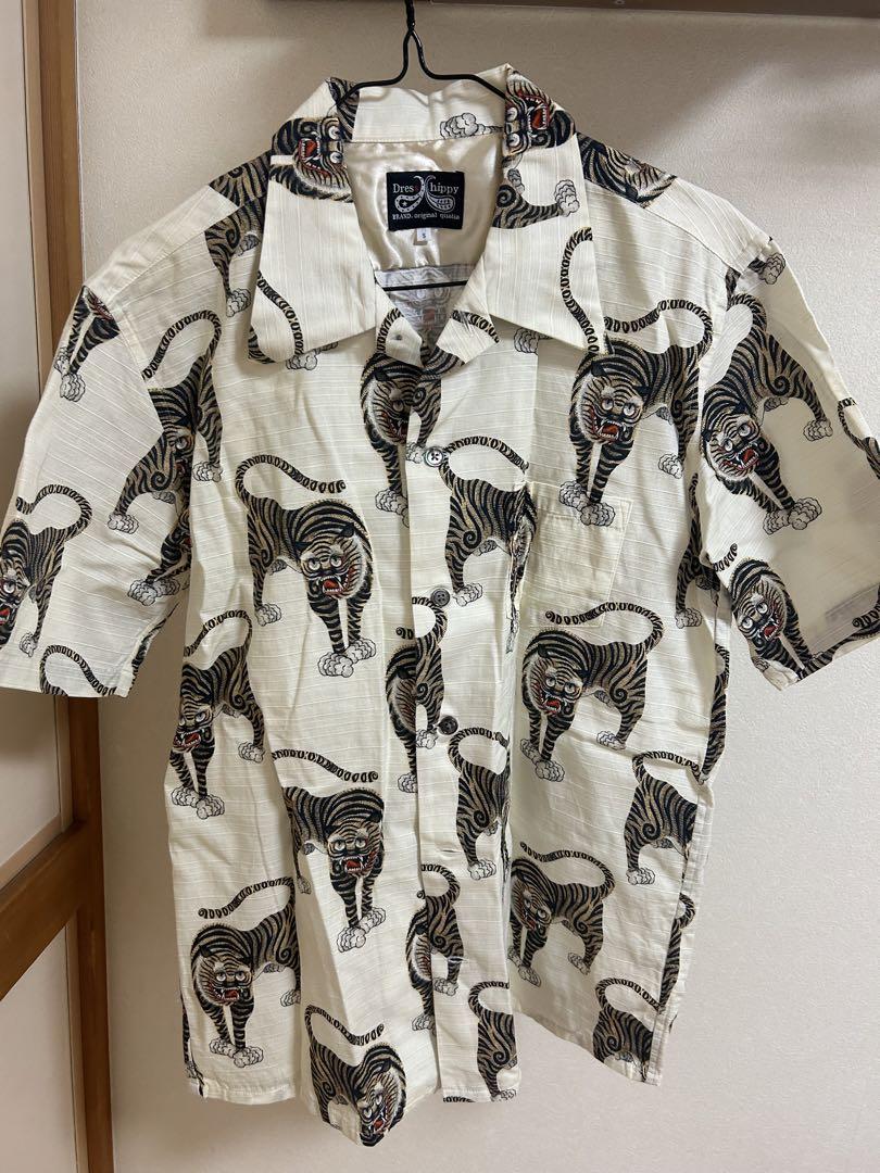 Dress hippy トラ柄 半袖シャツ Sサイズ