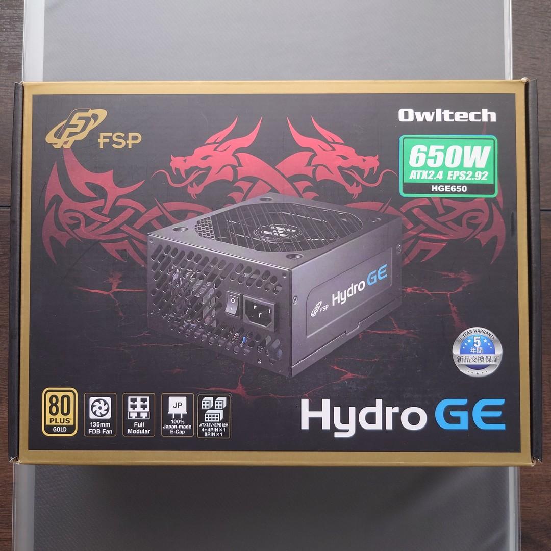 ATX電源ユニット 650W 80PLUS GOLD オウルテック 未使用品